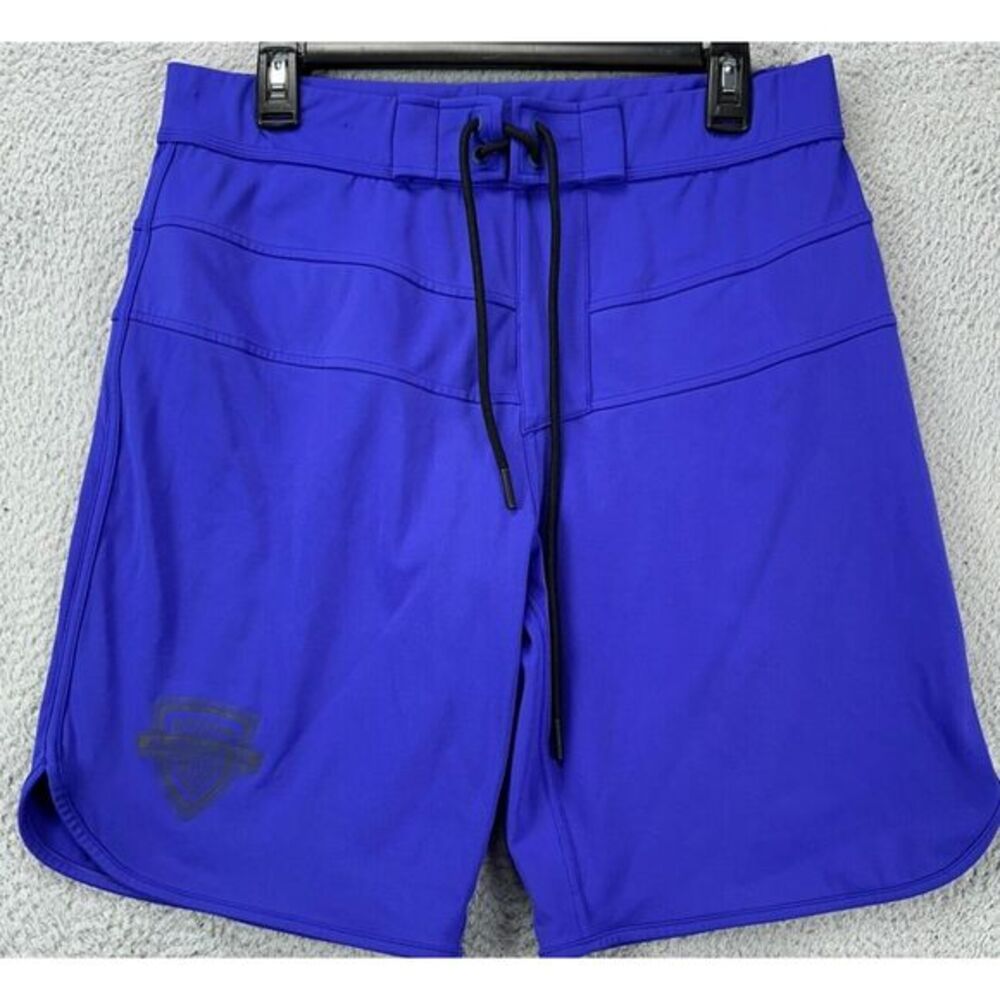 Alphalete Swim Trunks Mens Large Competition Blue Beach‎ Surfing Board Shorts